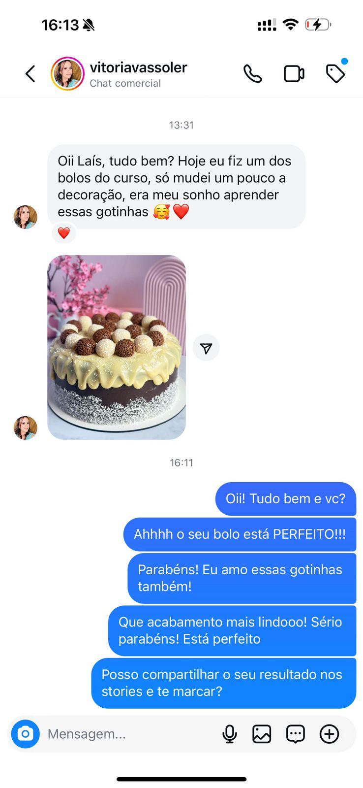 Depoimento de aluna 1